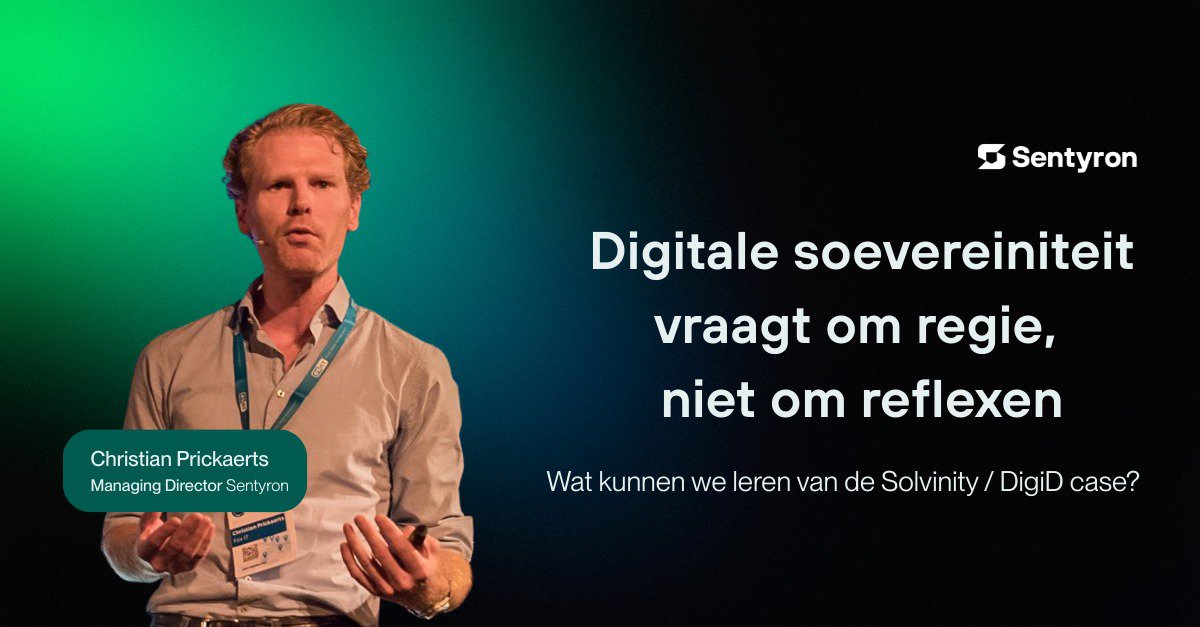 ​Digitale soevereiniteit vraagt om regie, niet om reflexen cover